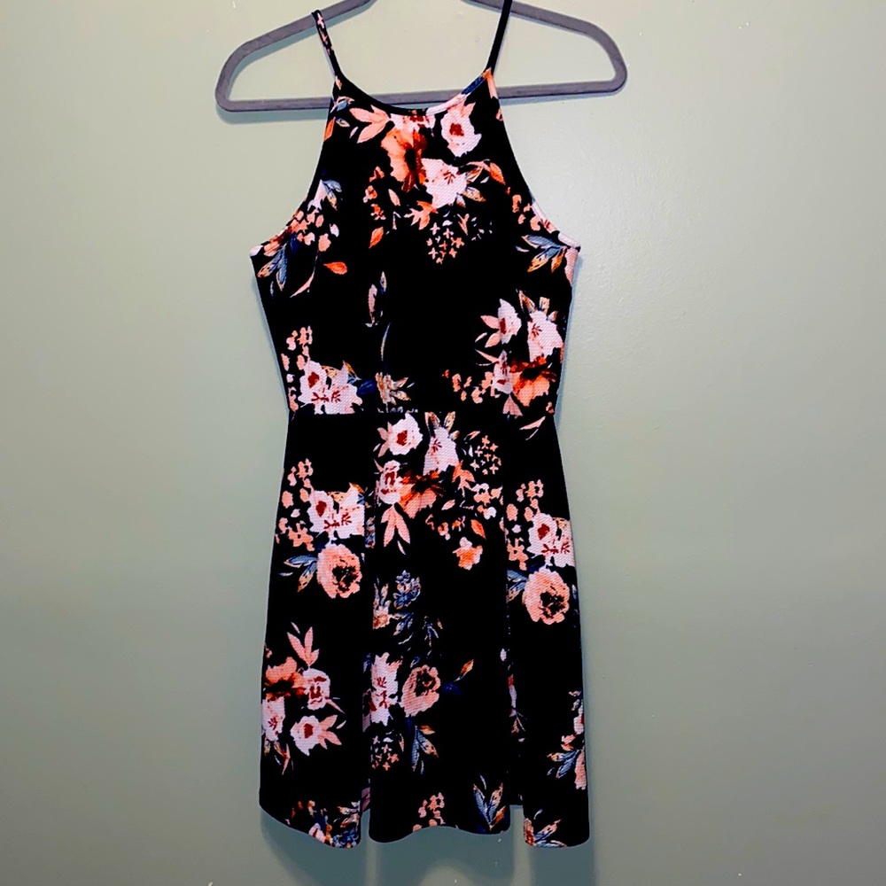 Floral Halter Dress